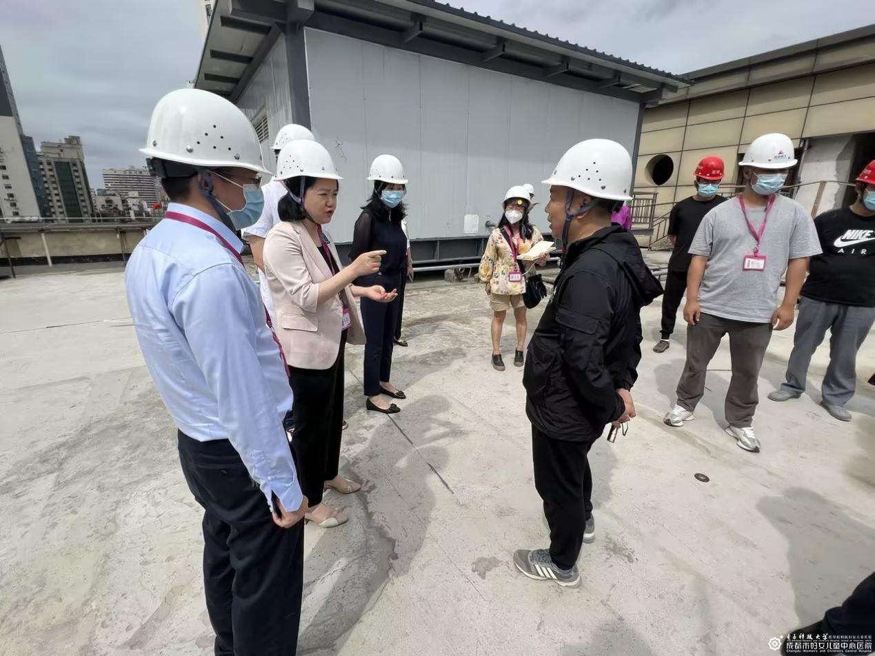 院领导调研太升南路院区门诊楼改造及业务开展情况